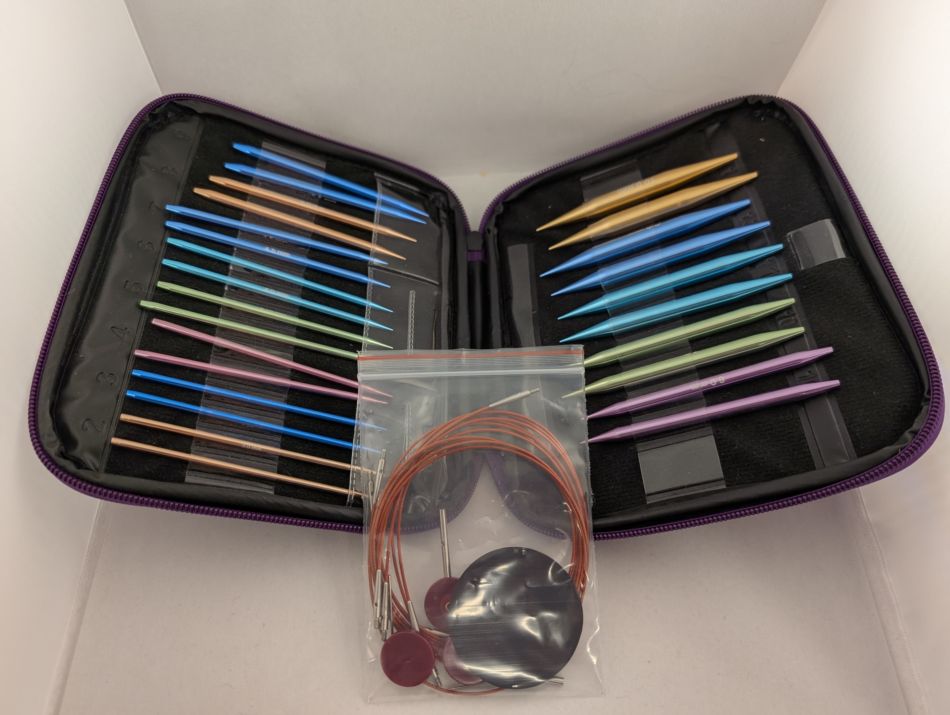Interchangeable Circular Knitting Needle Set