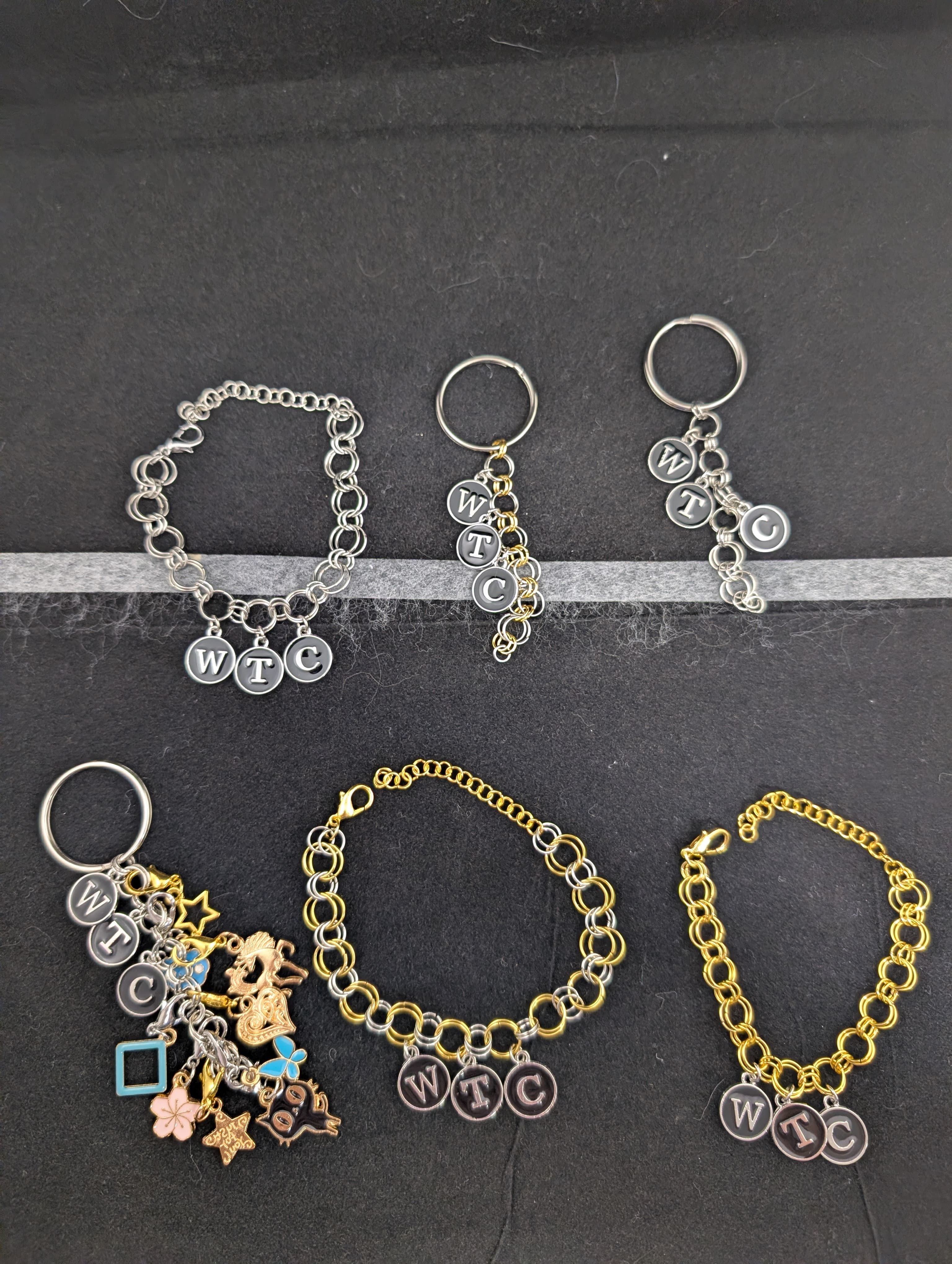 Charm Bracelets and keychains