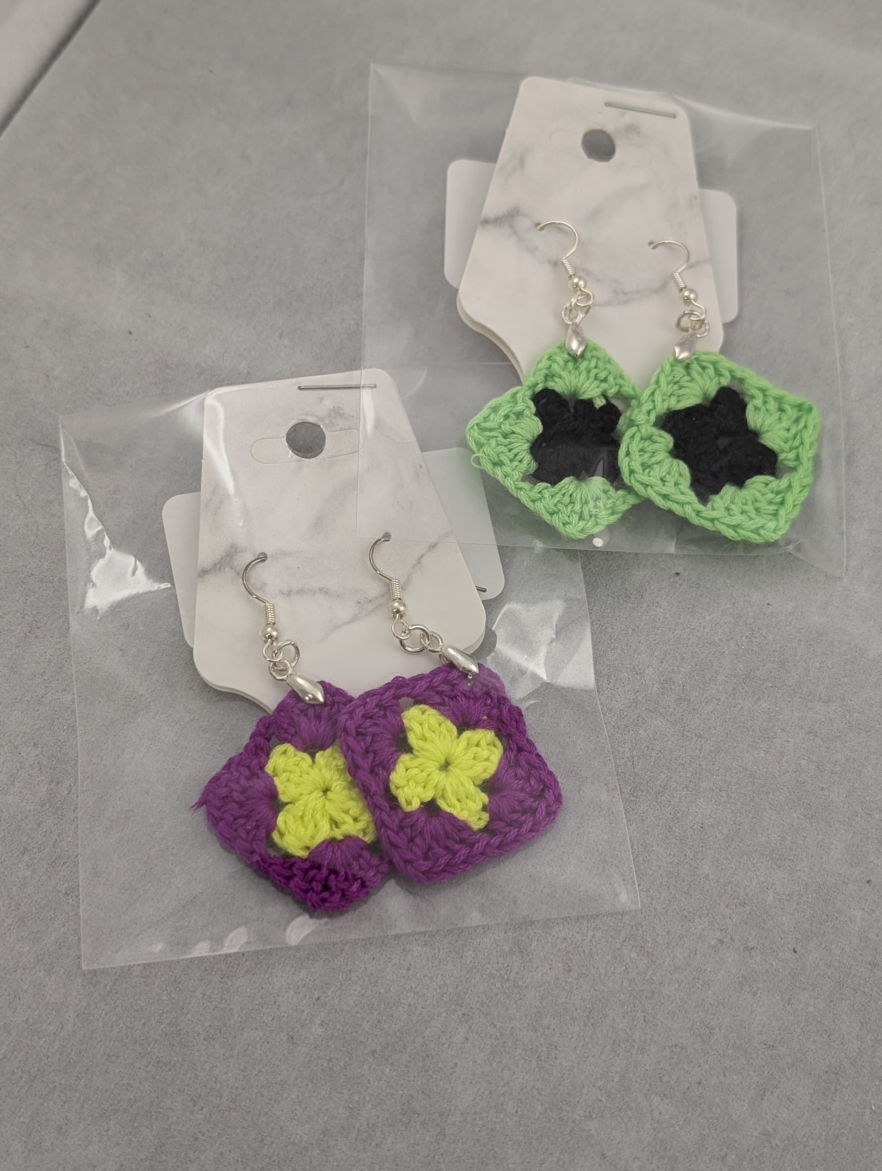 Granny Square Earrings